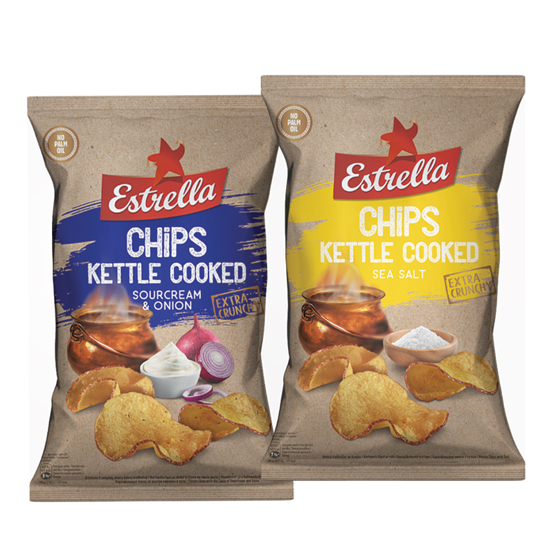 Elvi / ČIPSI ESTRELLA KETTLE COOKED